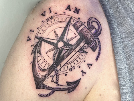 compass tattoo