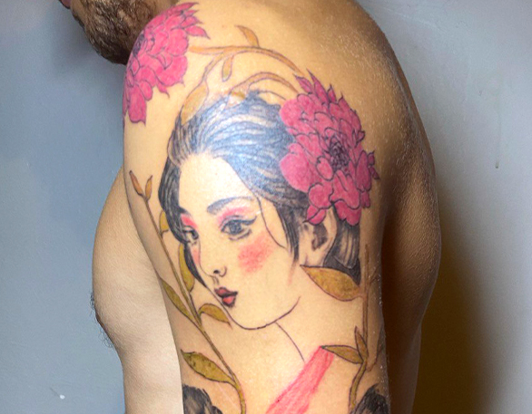 geisha tattoo