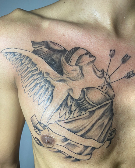 angel tattoo